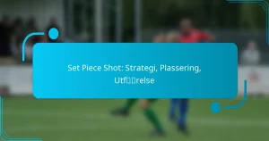 Set Piece Shot: Strategi, Plassering, Utførelse